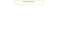 Desktop Screenshot of fregna.it